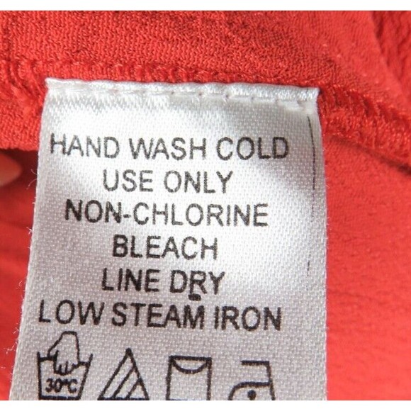 Roaman's Women's Rust Orange Crinkle Gauze Wide Leg Pull On Pants Plus 28W - Picture 12 of 13